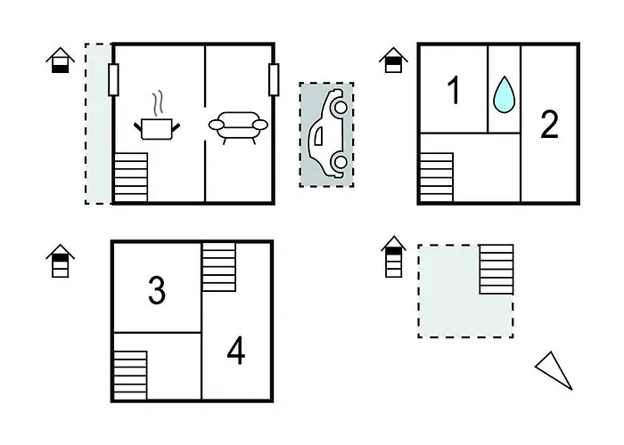 4 Bedroom Cozy In Hébergement de vacances Palau-del-Vidre